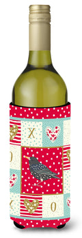 Starling Love Wine Bottle Hugger Gift Sleeve for Standard 750 ml Bottles, Insulated Reusable Also Fits Mini Shot & Pint Bottles