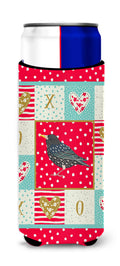 Starling Love Slim Can Hugger , Insulated Foam Hugger for 12 oz Slim Cans, Beer Bottles & Water Bottles, Printed in USA