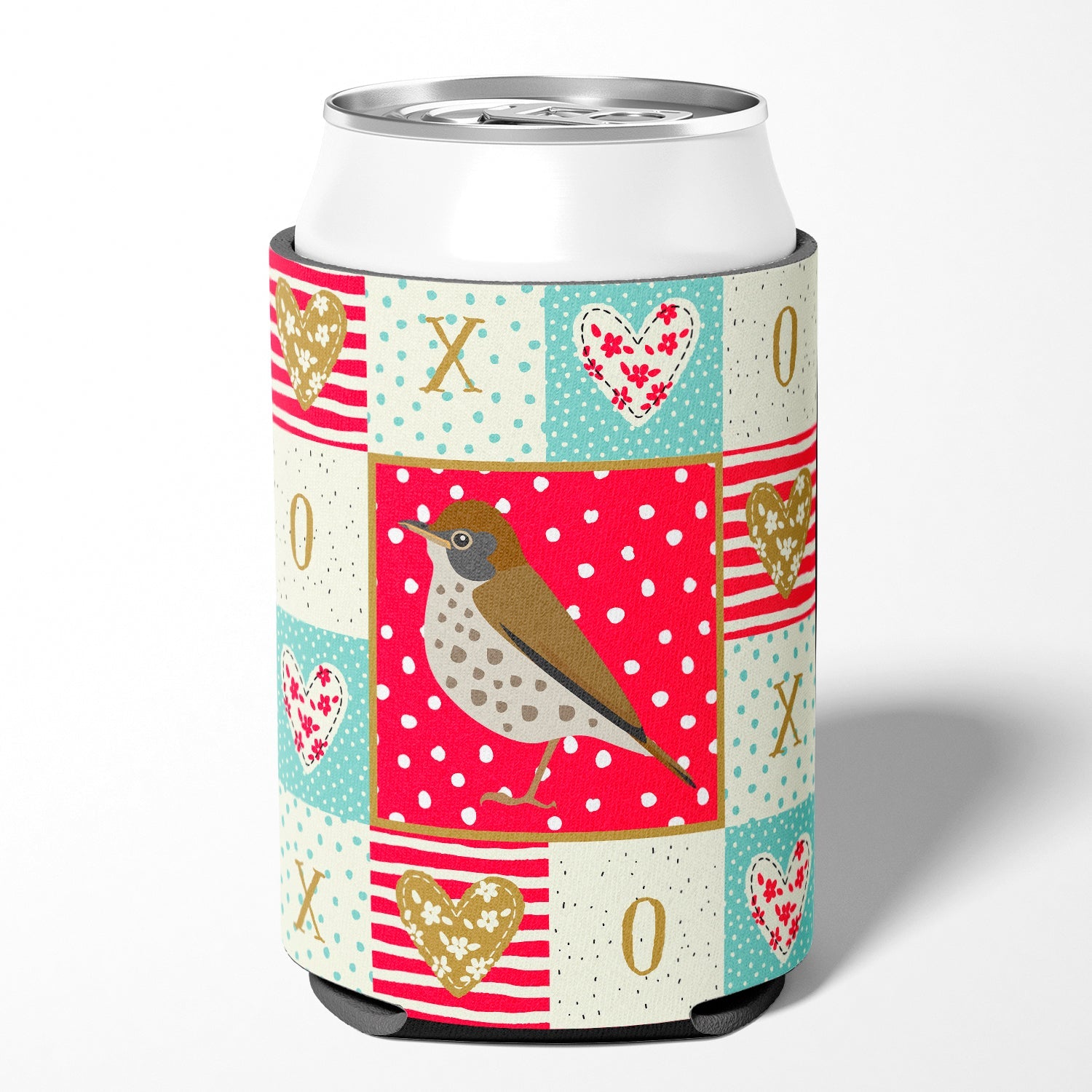 Thrush Love Can or Bottle Hugger Cooler Sleeve for Standard 12 oz Cans, Insulated Foam Beer & Soda Can Hugger Reusable