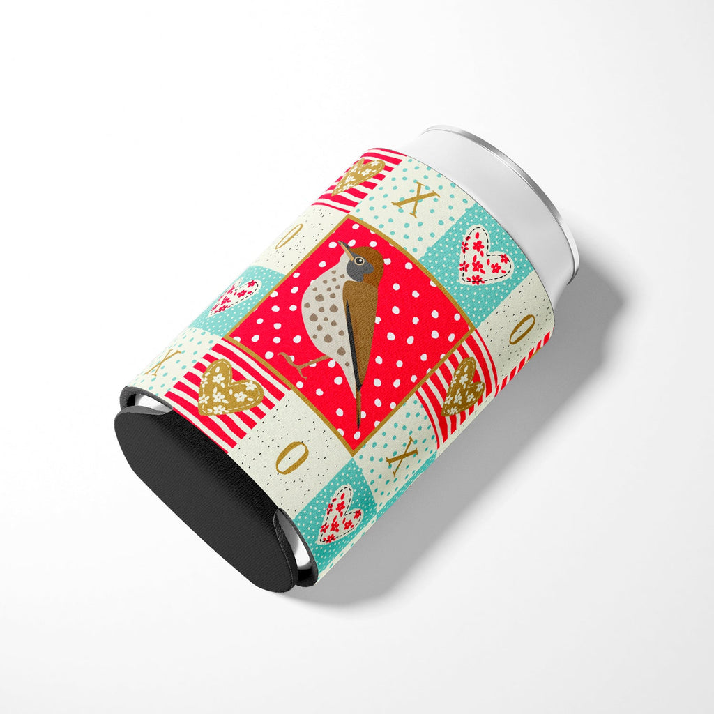 Thrush Love Can or Bottle Hugger Cooler Sleeve for Standard 12 oz Cans, Insulated Foam Beer & Soda Can Hugger Reusable
