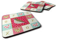 Thrush Love Foam Coasters Set of 4 Cup Coasters for Indoor Outdoor, Tabletop Protection, Anti Slip, Mouse pad Material