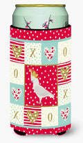 Cockatoo Love Tall Boy Hugger Can Cooler Sleeve Machine Washable Drink Collapsible Insulator Beverage Insulated Holder