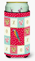 Macaw Love Tall Boy Hugger Can Cooler Sleeve Machine Washable Drink Collapsible Insulator Beverage Insulated Holder