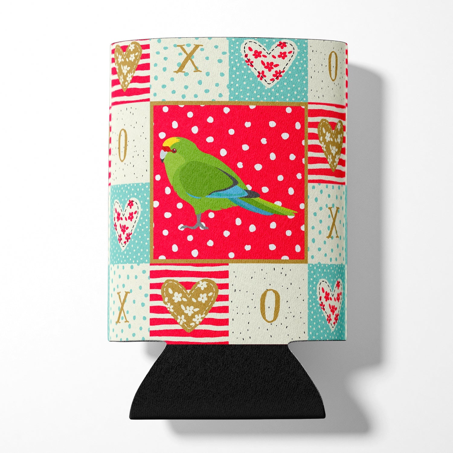 New Zealand Parakeet Love Can or Bottle Hugger Cooler Sleeve for Standard 12 oz Cans, Insulated Foam Beer & Soda Can Hugger Reusable