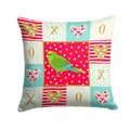 New Zealand Parakeet Love Decorative Throw Pillow 14x14 Indoor Outdoor Accent Cushion, Fabric Cover with Insert for Sofa, Bed, Porch & Living Room
