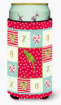 Ring-Necked Parakeet Love Tall Boy Hugger Can Cooler Sleeve Machine Washable Drink Collapsible Insulator Beverage Insulated Holder