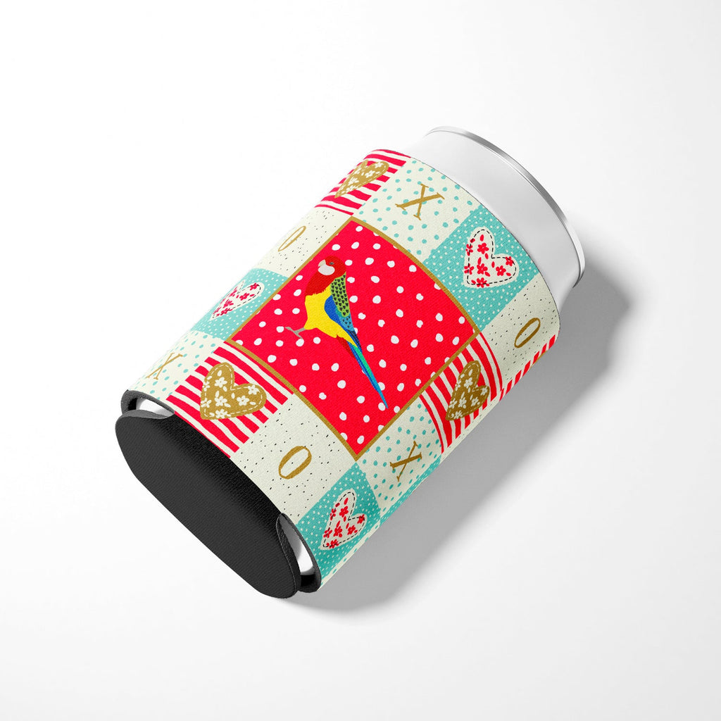 Rosella Love Can or Bottle Hugger Cooler Sleeve for Standard 12 oz Cans, Insulated Foam Beer & Soda Can Hugger Reusable