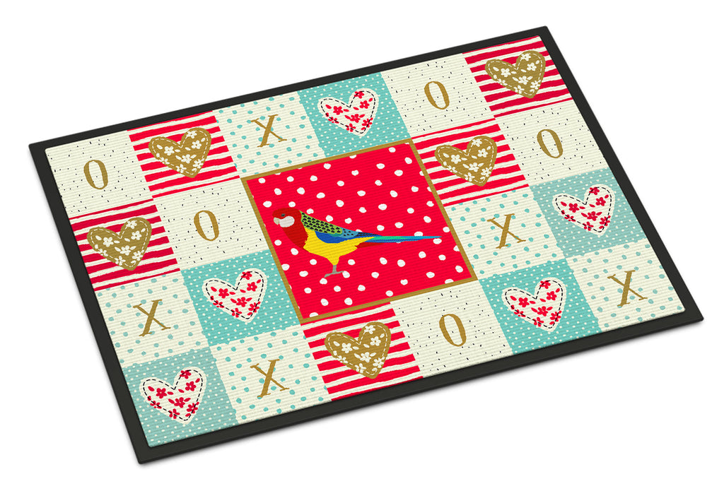 Rosella Love Doormat Indoor Outdoor 18H X 27W Front Door Mat Rugs for Entryway, Non Slip Washable