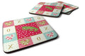 Chameleon Foam Coasters Set of 4 Cup Coasters for Indoor Outdoor, Tabletop Protection, Anti Slip, Mouse pad Material