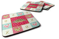 Turtle Foam Coasters Set of 4 Cup Coasters for Indoor Outdoor, Tabletop Protection, Anti Slip, Mouse pad Material