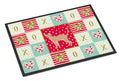 Fawn Abyssinian Cat Love Doormat Indoor Outdoor 24H X 36W Front Door Mat Rugs for Entryway, Non Slip Washable Low Pile,