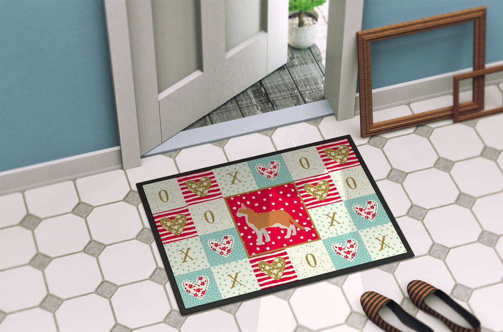 Aphrodite Giant #2 Cat Love Doormat Indoor Outdoor 18H X 27W Front Door Mat Rugs for Entryway, Non Slip Washable