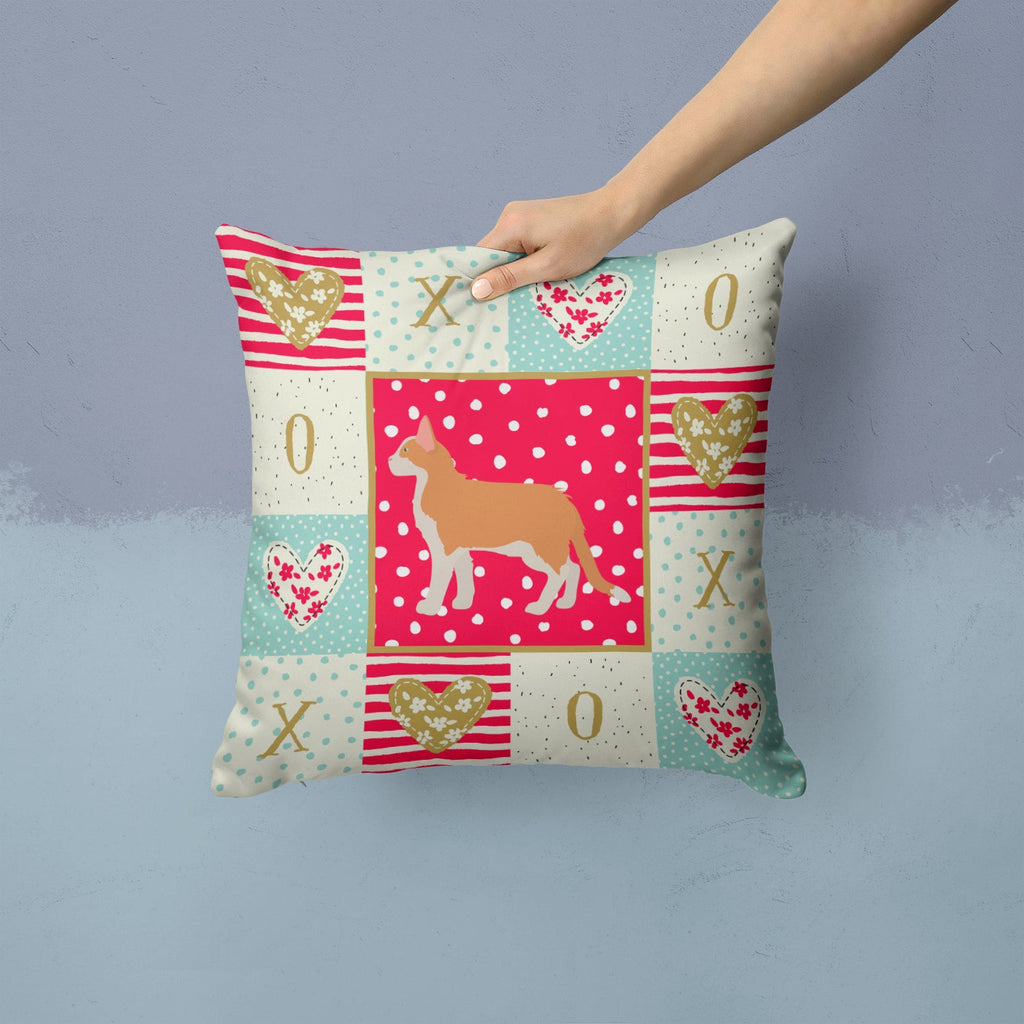 Aphrodite Giant #2 Cat Love Decorative Throw Pillow 14x14 Indoor Outdoor Accent Cushion, Fabric Cover with Insert for Sofa, Bed, Porch & Living Room