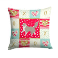 Asian Semi Longhaired Cat Love Decorative Throw Pillow 14x14 Indoor Outdoor Accent Cushion, Fabric Cover with Insert for Sofa, Bed, Porch & Living Room