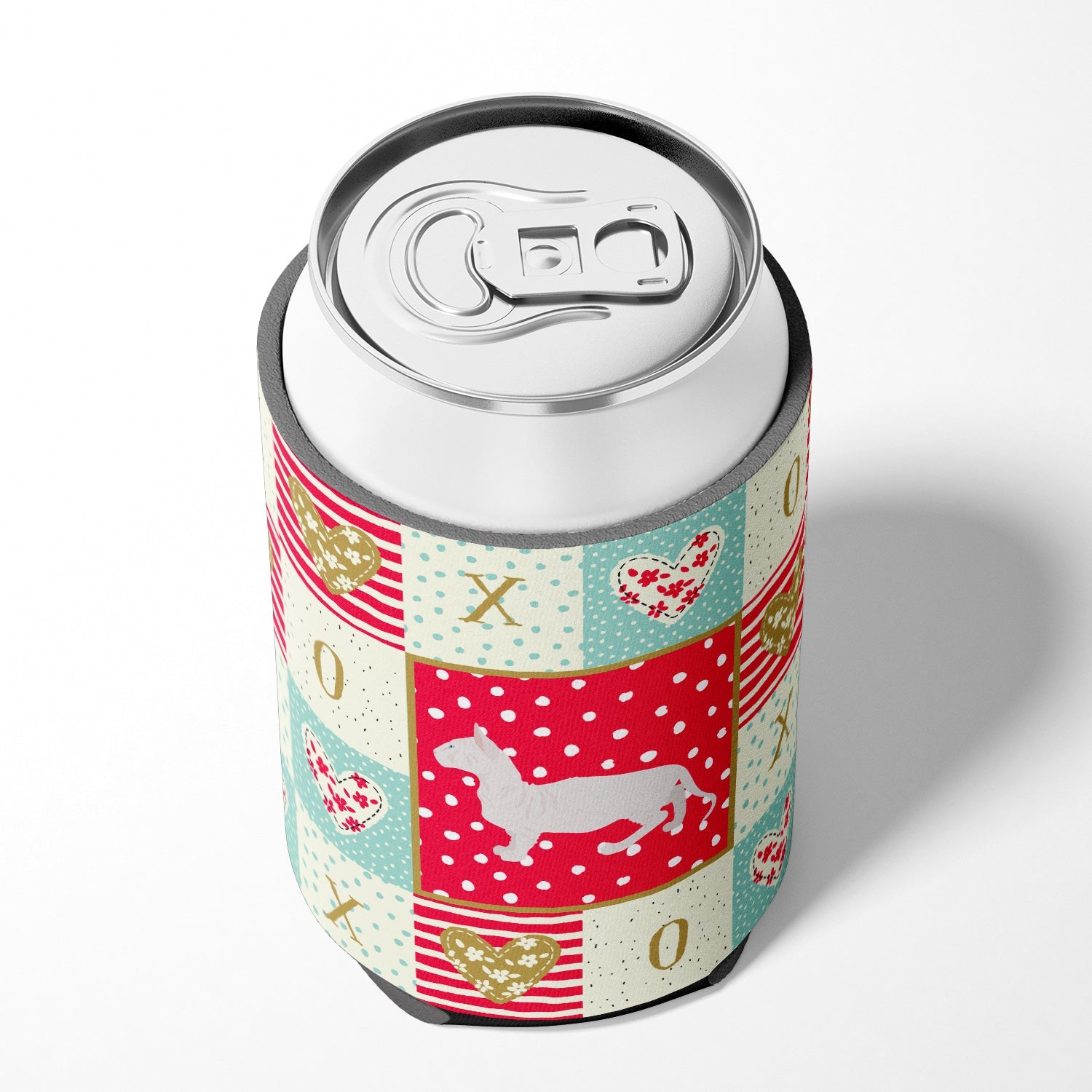 Bambino #2 Cat Love Can or Bottle Hugger Cooler Sleeve for Standard 12 oz Cans, Insulated Foam Beer & Soda Can Hugger Reusable