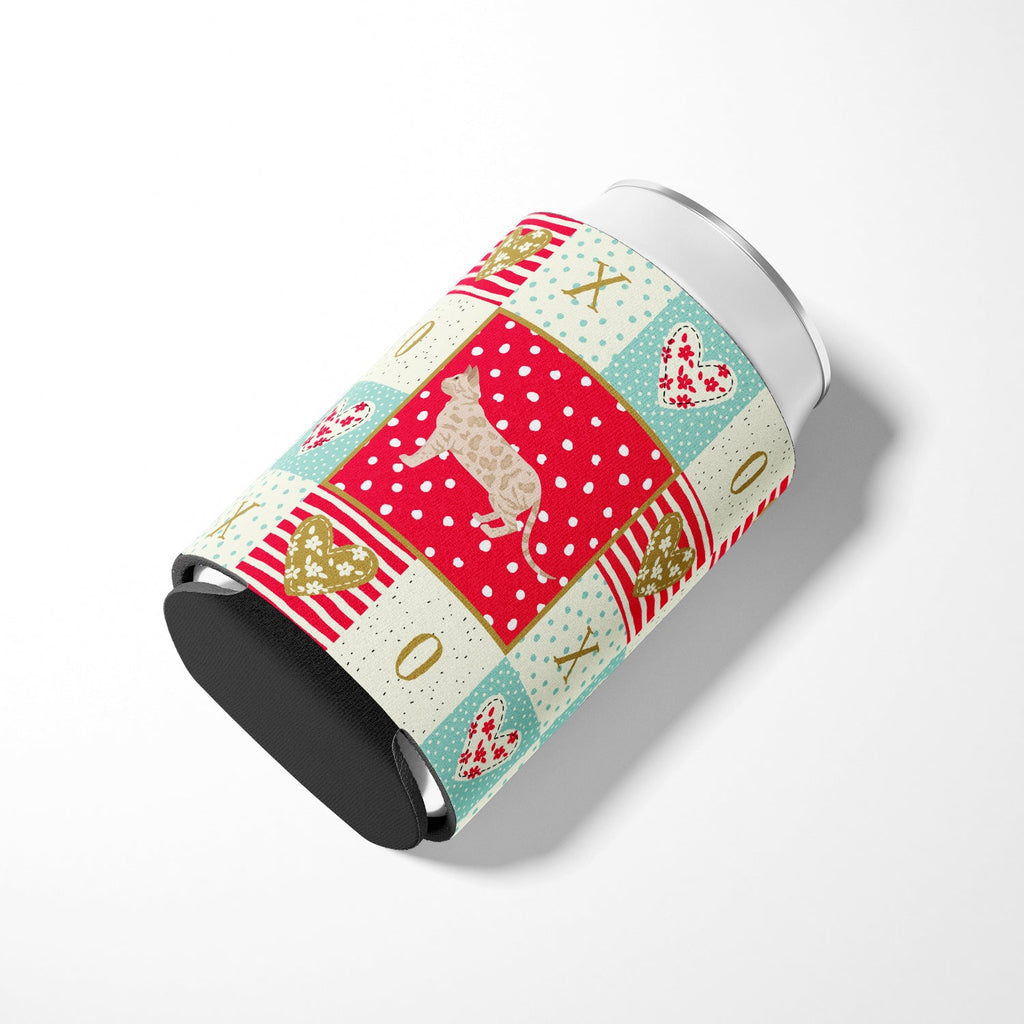 Bengal #1 Cat Love Can or Bottle Hugger Cooler Sleeve for Standard 12 oz Cans, Insulated Foam Beer & Soda Can Hugger Reusable