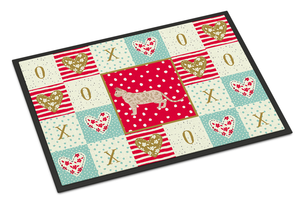 Bengal #1 Cat Love Doormat Indoor Outdoor 18H X 27W Front Door Mat Rugs for Entryway, Non Slip Washable