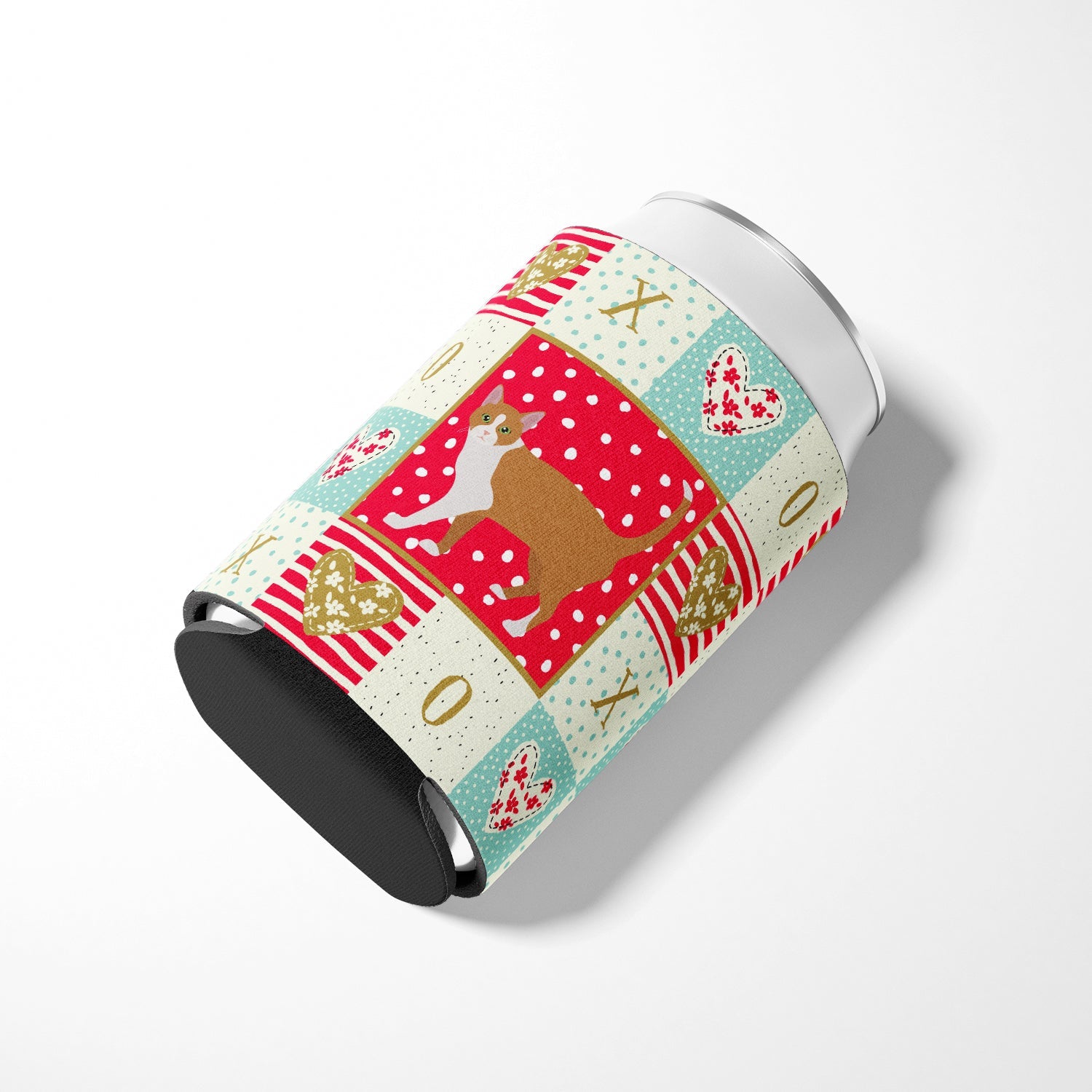 Brazilian Shorthair Cat Love Can or Bottle Hugger Cooler Sleeve for Standard 12 oz Cans, Insulated Foam Beer & Soda Can Hugger Reusable