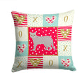 British Semi Longhair Cat Love Decorative Throw Pillow 14x14 Indoor Outdoor Accent Cushion, Fabric Cover with Insert for Sofa, Bed, Porch & Living Room