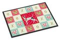 Cornish Rex Cat Love Doormat Indoor Outdoor 24H X 36W Front Door Mat Rugs for Entryway, Non Slip Washable Low Pile,