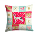 Cornish Rex Cat Love Decorative Throw Pillow 14x14 Indoor Outdoor Accent Cushion, Fabric Cover with Insert for Sofa, Bed, Porch & Living Room
