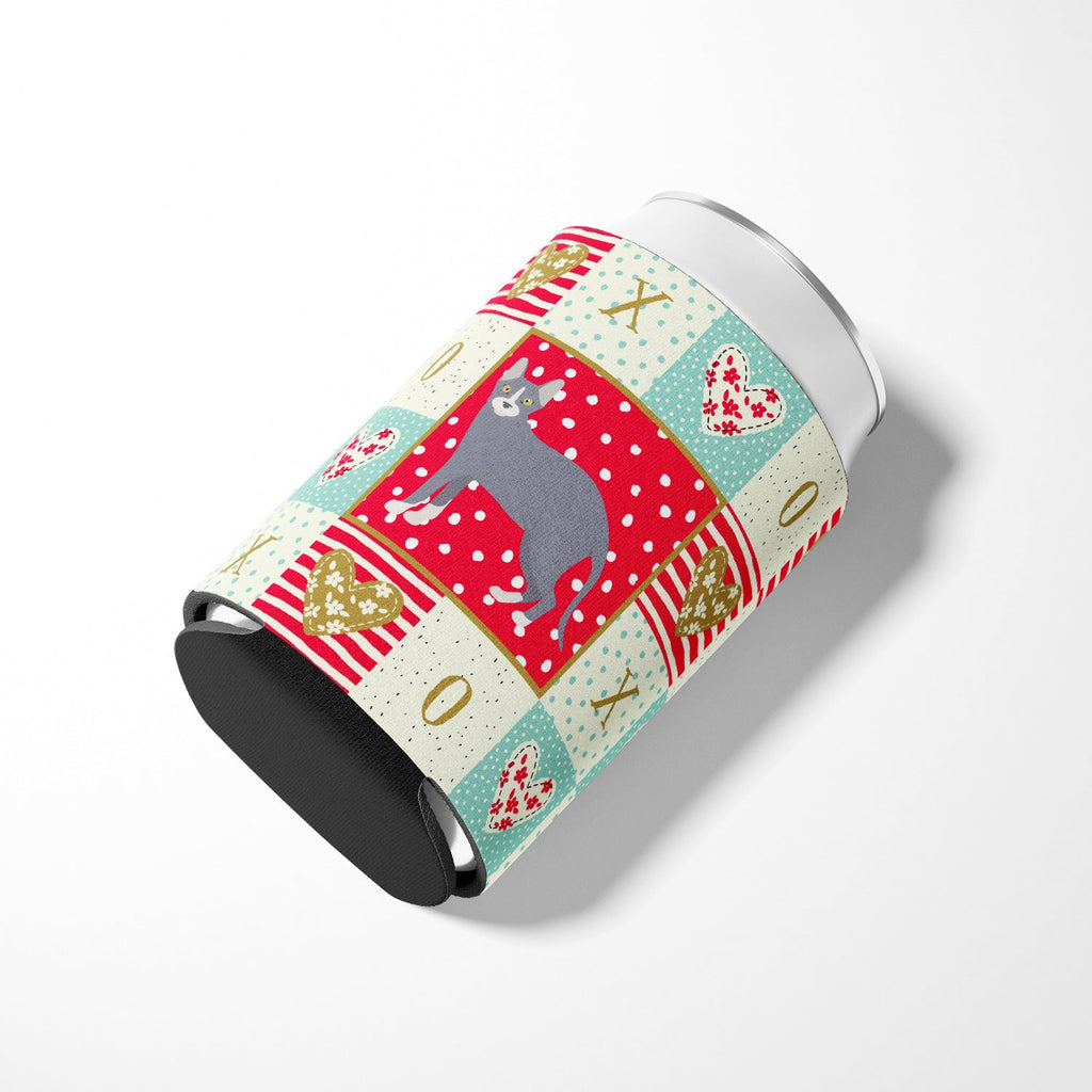 Don Sphynx #2 Cat Love Can or Bottle Hugger Cooler Sleeve for Standard 12 oz Cans, Insulated Foam Beer & Soda Can Hugger Reusable