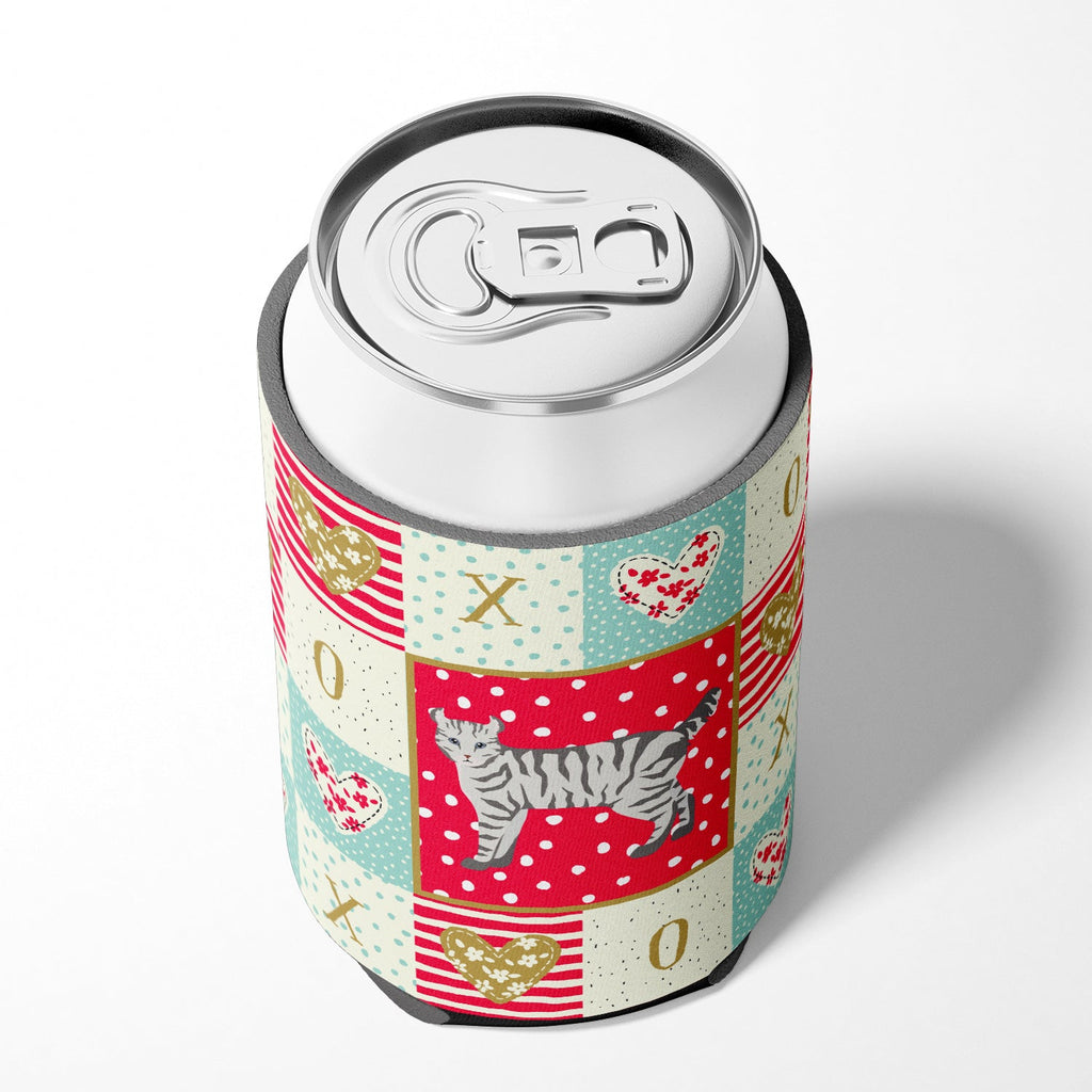 Highlander Lynx #2 Cat Love Can or Bottle Hugger Cooler Sleeve for Standard 12 oz Cans, Insulated Foam Beer & Soda Can Hugger Reusable