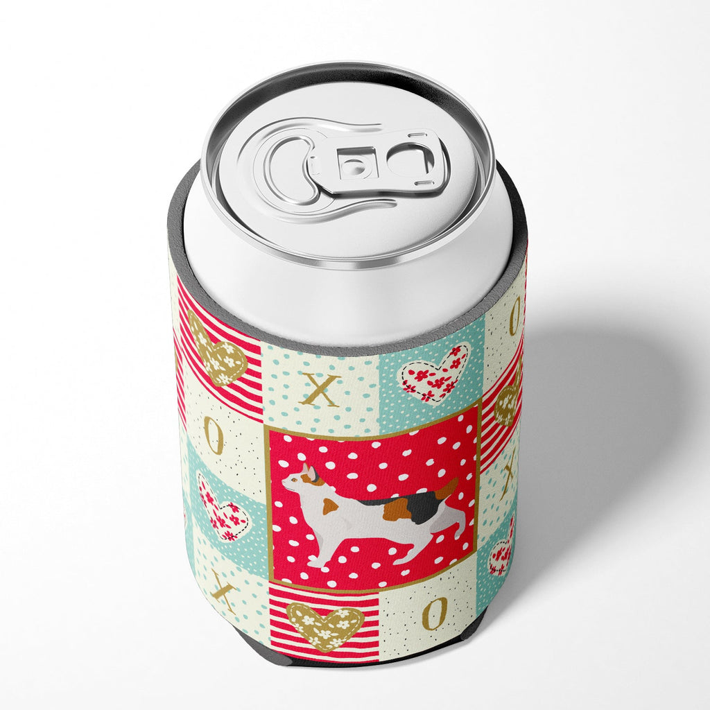 Korean Bobtail Cat Love Can or Bottle Hugger Cooler Sleeve for Standard 12 oz Cans, Insulated Foam Beer & Soda Can Hugger Reusable