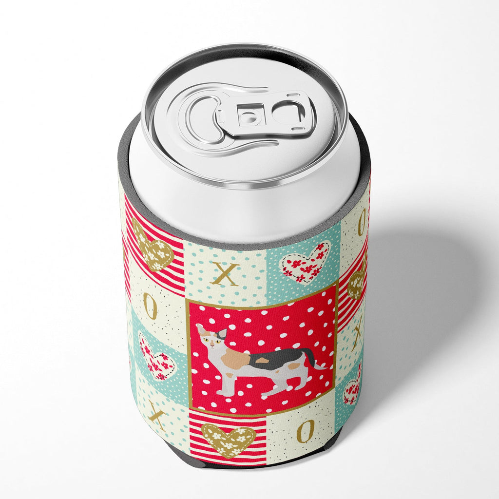 Malayan #1 Cat Love Can or Bottle Hugger Cooler Sleeve for Standard 12 oz Cans, Insulated Foam Beer & Soda Can Hugger Reusable