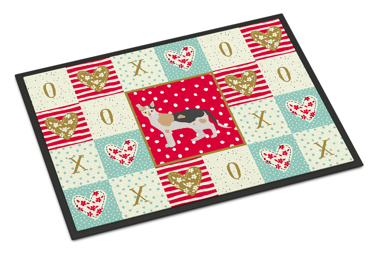Malayan #1 Cat Love Doormat Indoor Outdoor 18H X 27W Front Door Mat Rugs for Entryway, Non Slip Washable