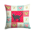 Malayan #2 Cat Love Decorative Throw Pillow 14x14 Indoor Outdoor Accent Cushion, Fabric Cover with Insert for Sofa, Bed, Porch & Living Room