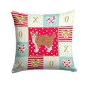 Manx #2 Cat Love Decorative Throw Pillow 14x14 Indoor Outdoor Accent Cushion, Fabric Cover with Insert for Sofa, Bed, Porch & Living Room