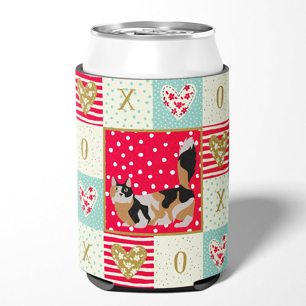 Munchkin #3 Cat Love Can or Bottle Hugger Cooler Sleeve for Standard 12 oz Cans, Insulated Foam Beer & Soda Can Hugger Reusable