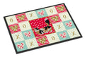Munchkin #3 Cat Love Doormat Indoor Outdoor 18H X 27W Front Door Mat Rugs for Entryway, Non Slip Washable