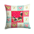 Munchkin #3 Cat Love Decorative Throw Pillow 14x14 Indoor Outdoor Accent Cushion, Fabric Cover with Insert for Sofa, Bed, Porch & Living Room