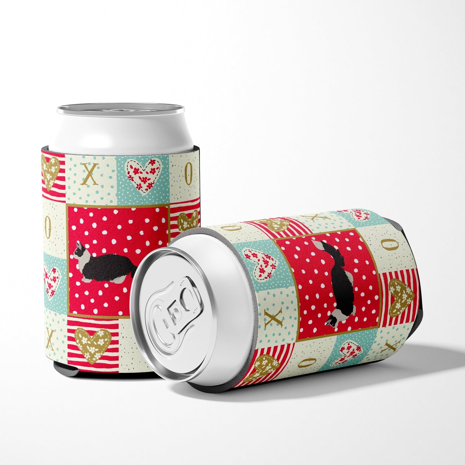 Napoleon #2 Cat Love Can or Bottle Hugger Cooler Sleeve for Standard 12 oz Cans, Insulated Foam Beer & Soda Can Hugger Reusable