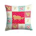 Persian Modern Cat Love Decorative Throw Pillow 14x14 Indoor Outdoor Accent Cushion, Fabric Cover with Insert for Sofa, Bed, Porch & Living Room