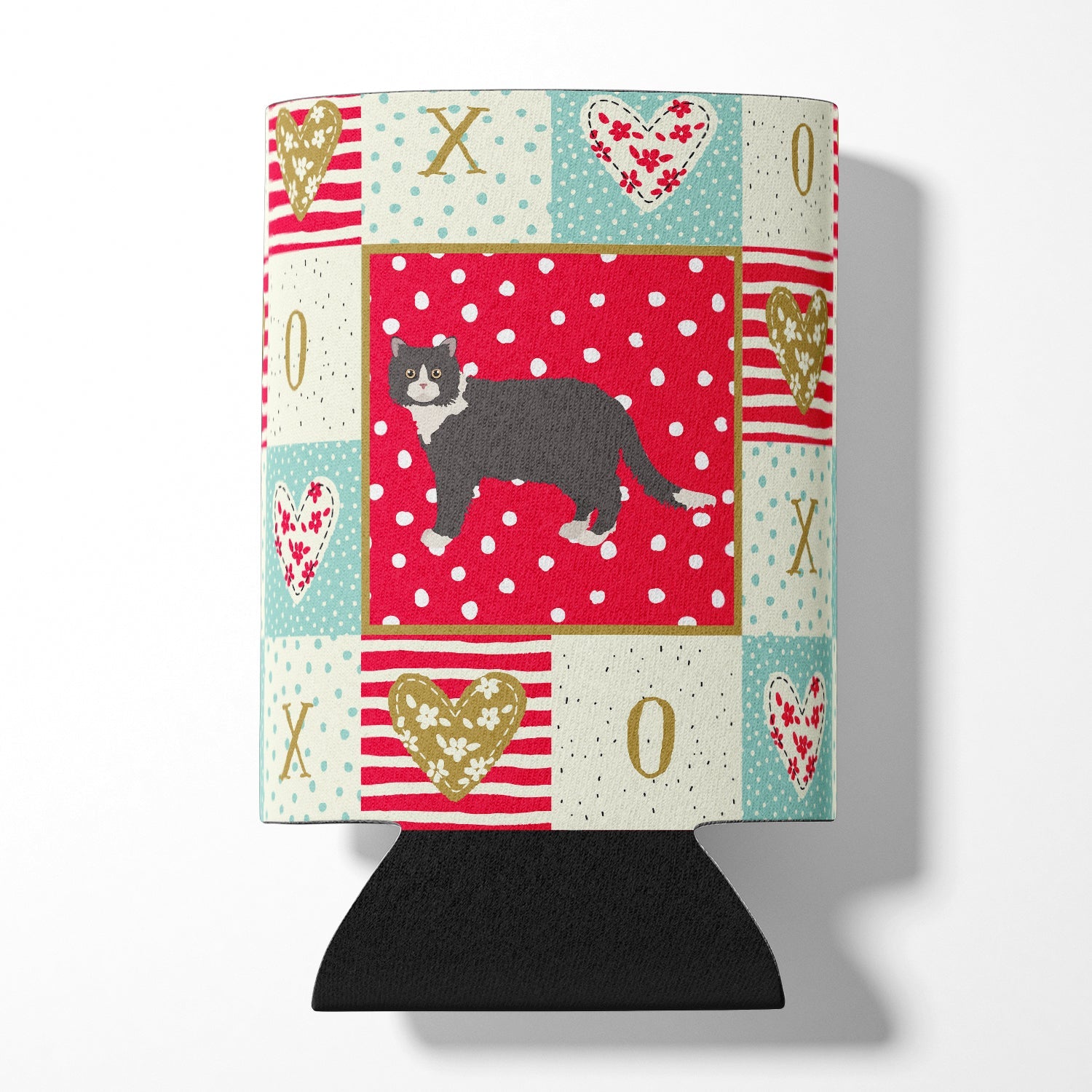 Poodle Cat #1 Cat Love Can or Bottle Hugger Cooler Sleeve for Standard 12 oz Cans, Insulated Foam Beer & Soda Can Hugger Reusable