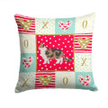 Ragamuffin #2 Cat Love Decorative Throw Pillow 14x14 Indoor Outdoor Accent Cushion, Fabric Cover with Insert for Sofa, Bed, Porch & Living Room