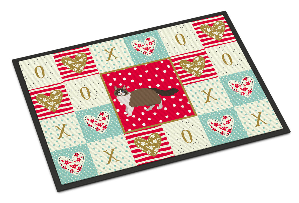 Ragdoll #1 Cat Love Doormat Indoor Outdoor 18H X 27W Front Door Mat Rugs for Entryway, Non Slip Washable