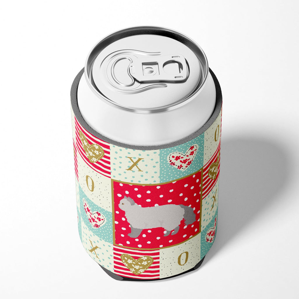 Selkirk Rex #2 Cat Love Can or Bottle Hugger Cooler Sleeve for Standard 12 oz Cans, Insulated Foam Beer & Soda Can Hugger Reusable