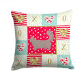 Skookum #2 Cat Love Decorative Throw Pillow 14x14 Indoor Outdoor Accent Cushion, Fabric Cover with Insert for Sofa, Bed, Porch & Living Room