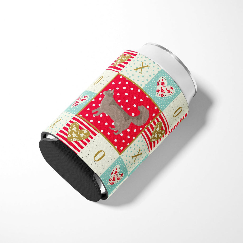 Somali #2 Cat Love Can or Bottle Hugger Cooler Sleeve for Standard 12 oz Cans, Insulated Foam Beer & Soda Can Hugger Reusable