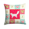 Turkish Angora Cat Love Decorative Throw Pillow 14x14 Indoor Outdoor Accent Cushion, Fabric Cover with Insert for Sofa, Bed, Porch & Living Room