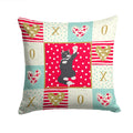 American Polydactyl Cat Love Decorative Throw Pillow 14x14 Indoor Outdoor Accent Cushion, Fabric Cover with Insert for Sofa, Bed, Porch & Living Room