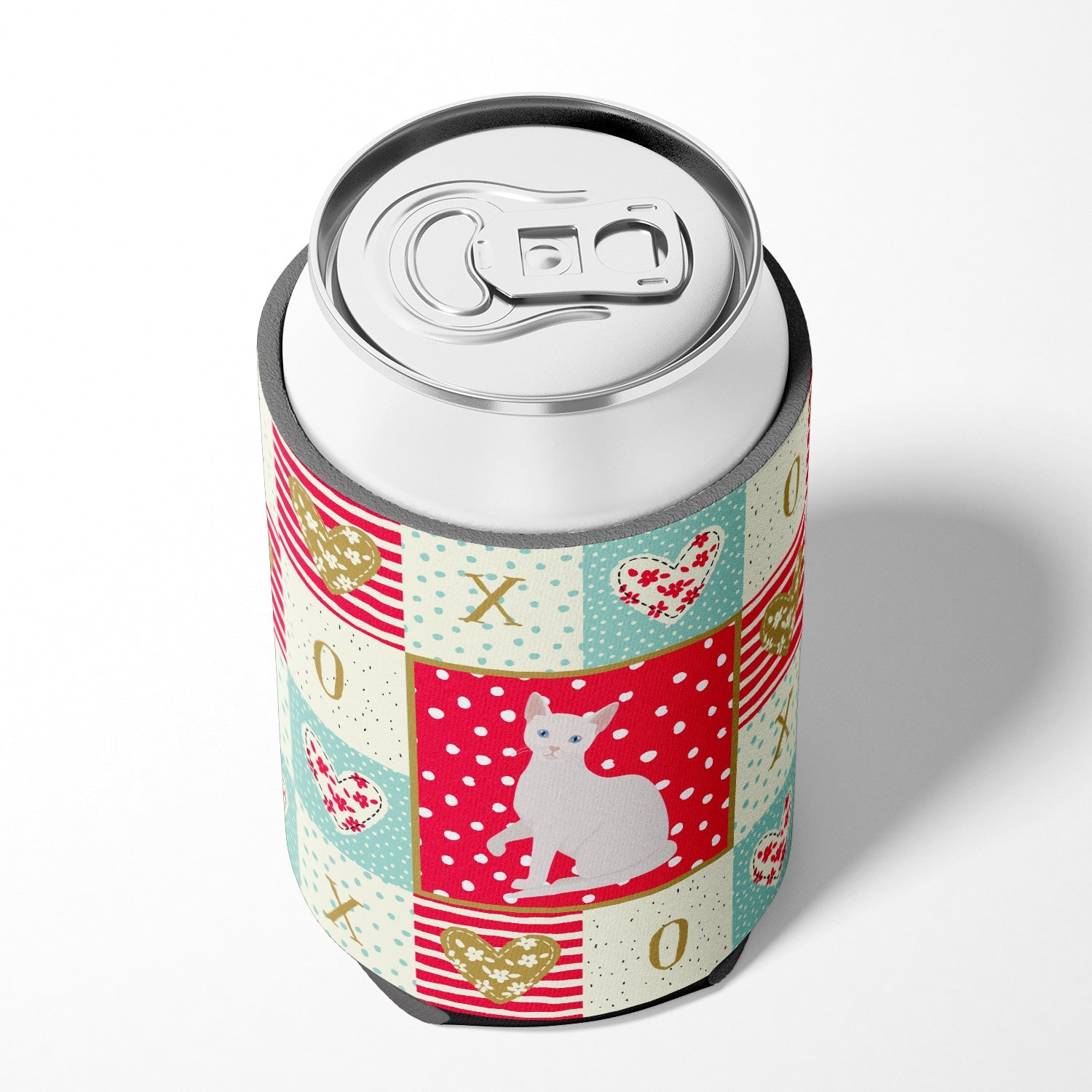 Arabian Mau Cat Love Can or Bottle Hugger Cooler Sleeve for Standard 12 oz Cans, Insulated Foam Beer & Soda Can Hugger Reusable