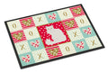 Asian Semi Longhaired Cat Love Doormat Indoor Outdoor 24H X 36W Front Door Mat Rugs for Entryway, Non Slip Washable Low Pile,