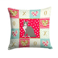 Brazilian Shorthair Cat Love Decorative Throw Pillow 14x14 Indoor Outdoor Accent Cushion, Fabric Cover with Insert for Sofa, Bed, Porch & Living Room
