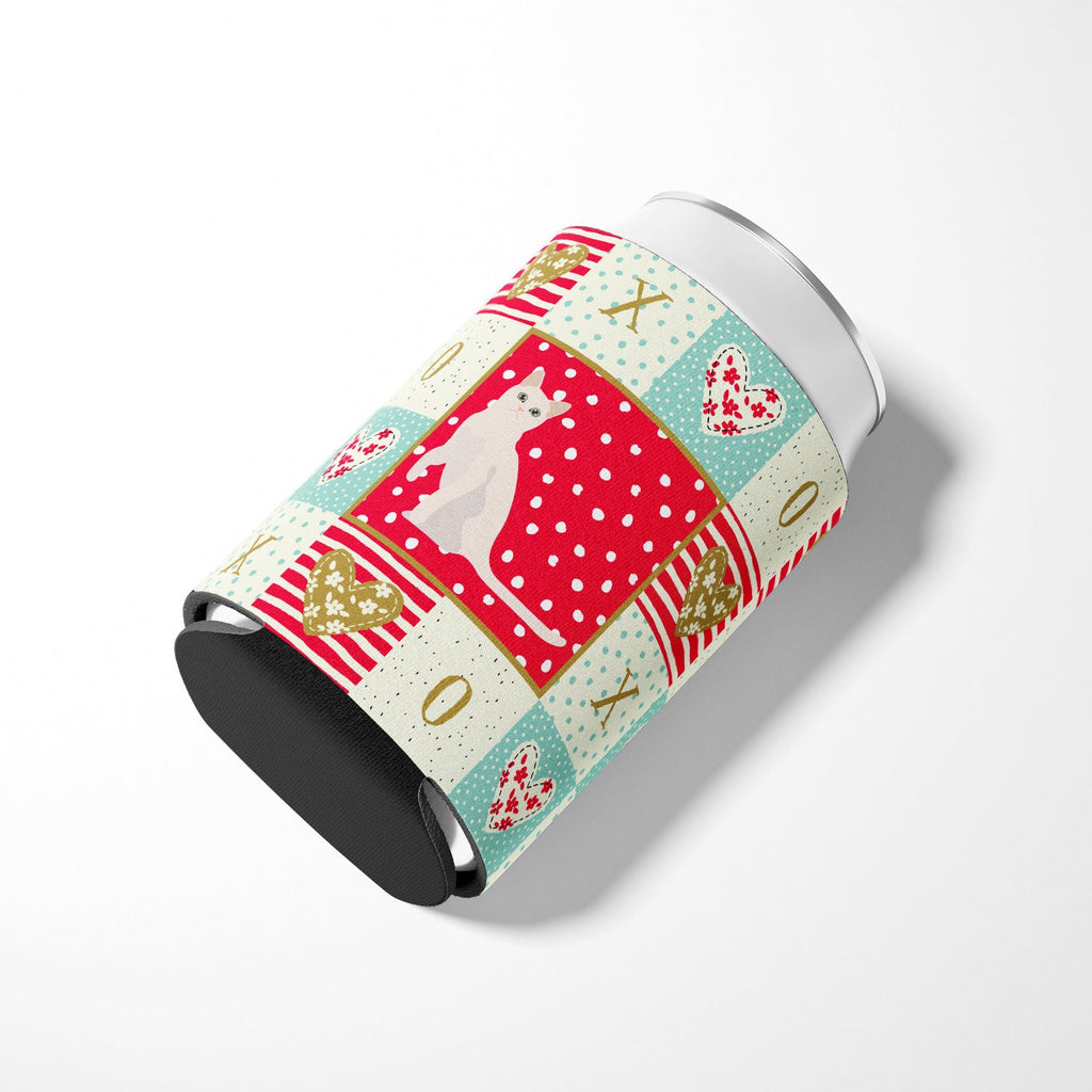 Burmilla #1 Cat Love Can or Bottle Hugger Cooler Sleeve for Standard 12 oz Cans, Insulated Foam Beer & Soda Can Hugger Reusable