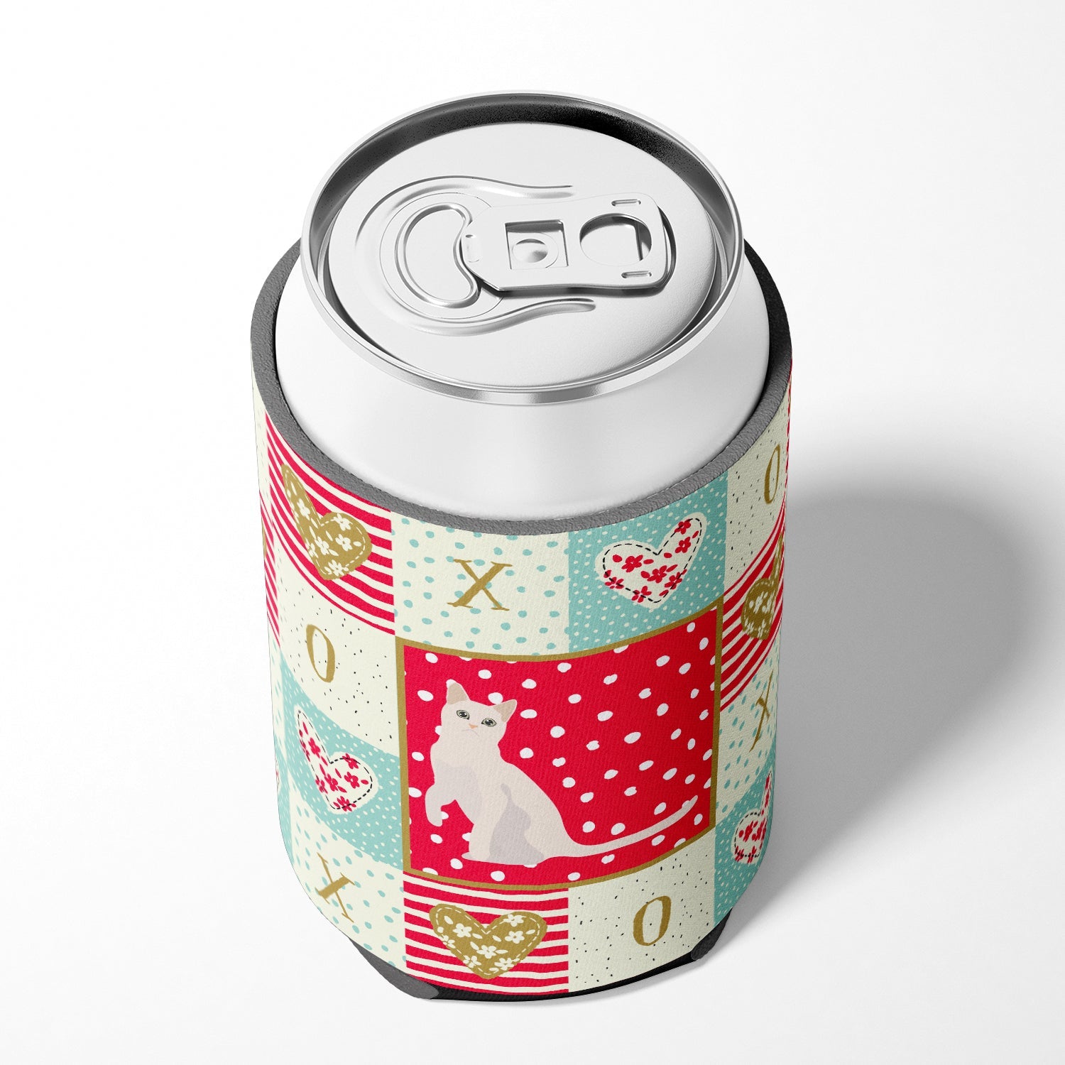 Burmilla #1 Cat Love Can or Bottle Hugger Cooler Sleeve for Standard 12 oz Cans, Insulated Foam Beer & Soda Can Hugger Reusable